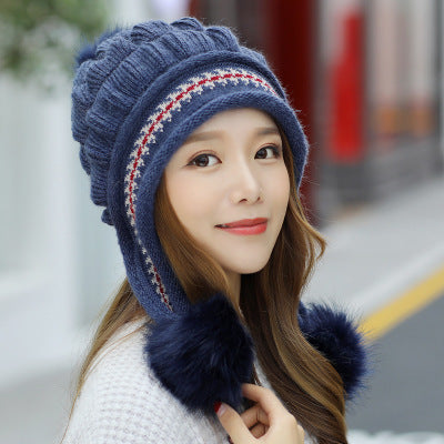 Earmuffs knitted woolcap