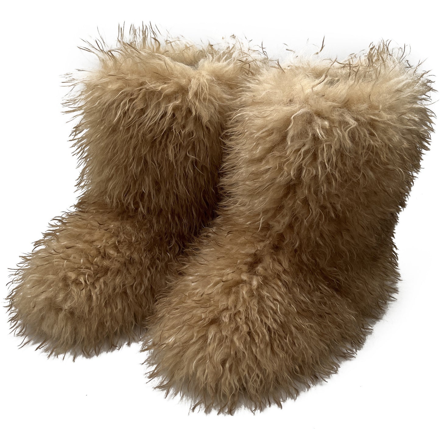 Winter Fur Boots Fleece-lined Thick Snow Boots