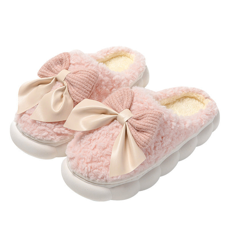 Autumn And Winter Thick Bottom Indoor Comfortable Lightweight Plush Slippers