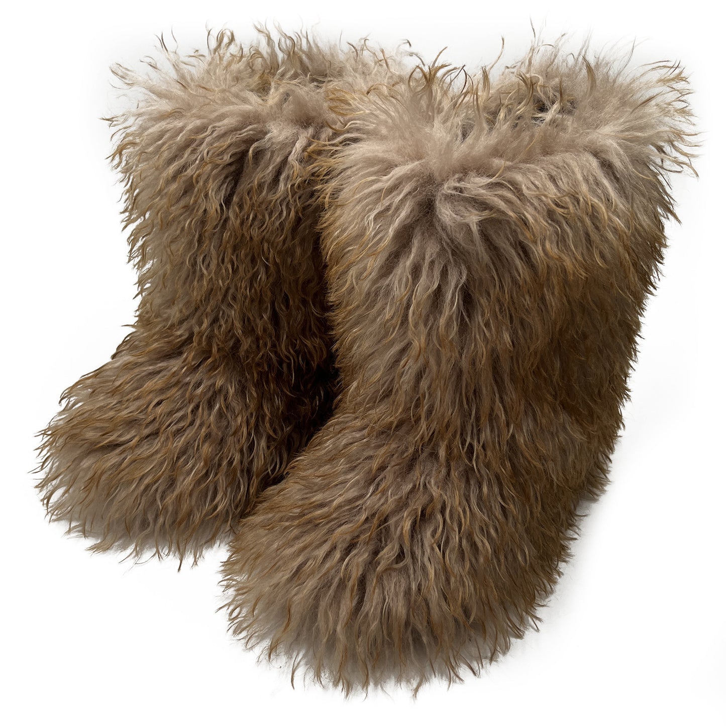 Winter Fur Boots Fleece-lined Thick Snow Boots