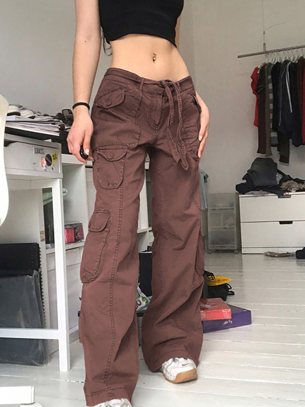 Women's Casual Vintage Workwear Wide Leg Loose Straight Jeans